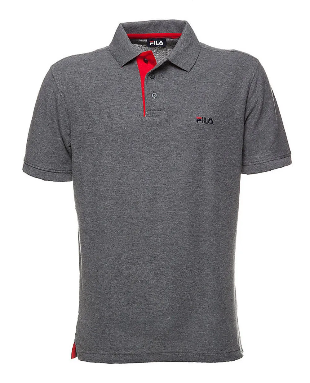 3 Button Polo With Embroidery Shirt by Fila