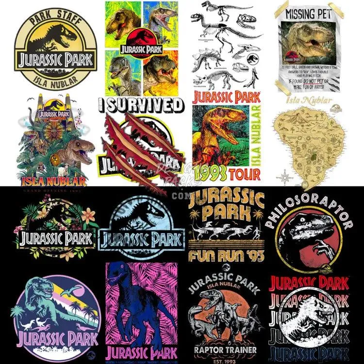 47 Dinosaurs Park Movie Designs Bundle PNG
