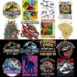 47 Dinosaurs Park Movie Designs Bundle PNG