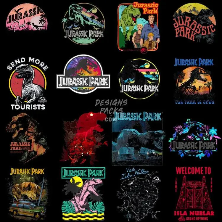 47 Dinosaurs Park Movie Designs Bundle PNG