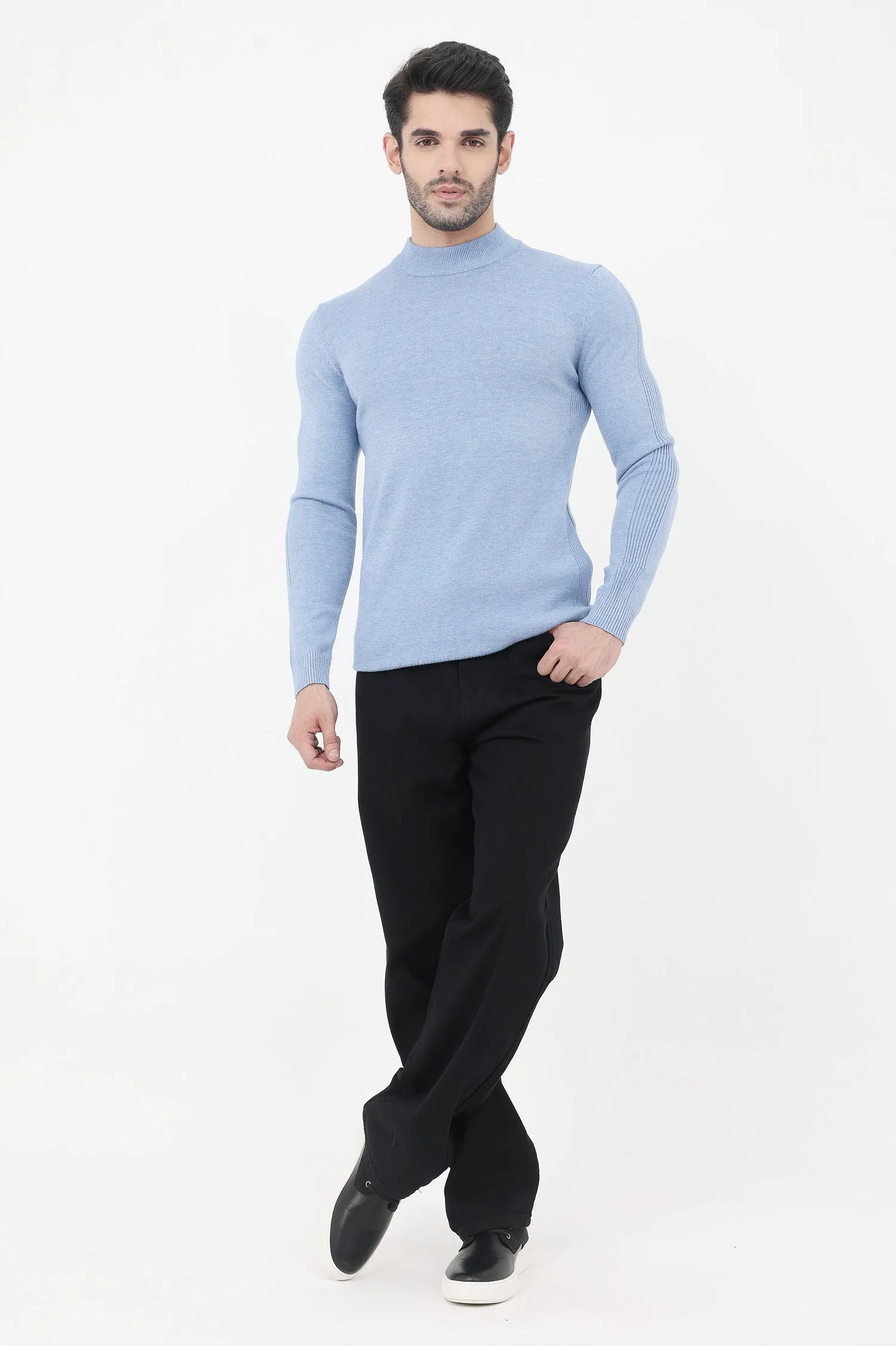 ALMAS SWEATER-LT-BLUE