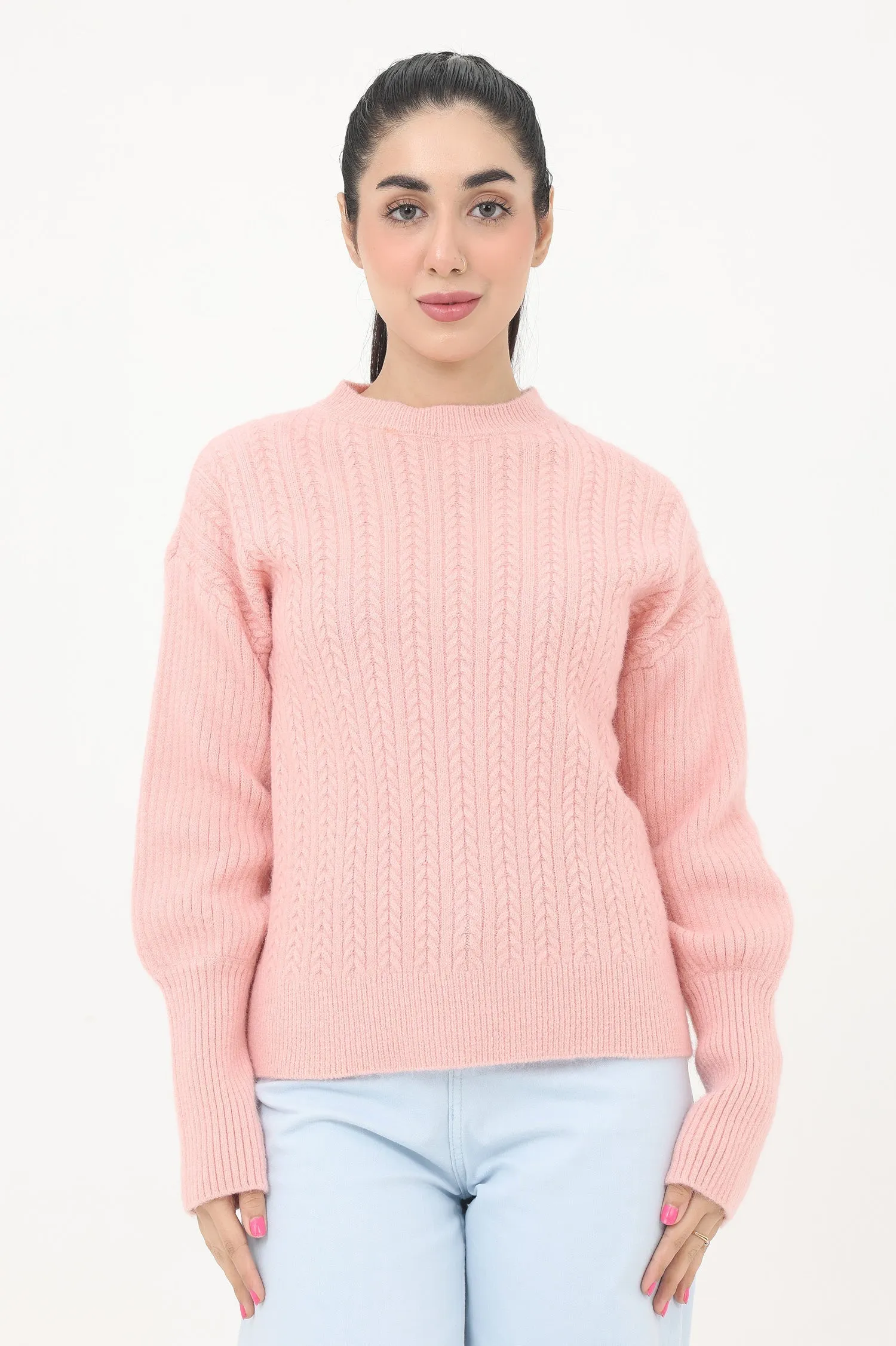 ALMAS SWEATER-PINK