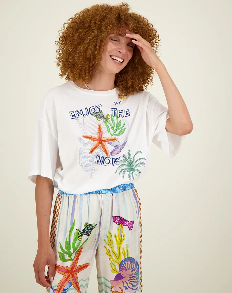 Angelina Sea World Oversized T-Shirt