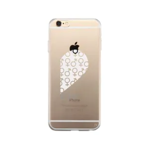 Attract Female Symbols-Right Clear Phone Case