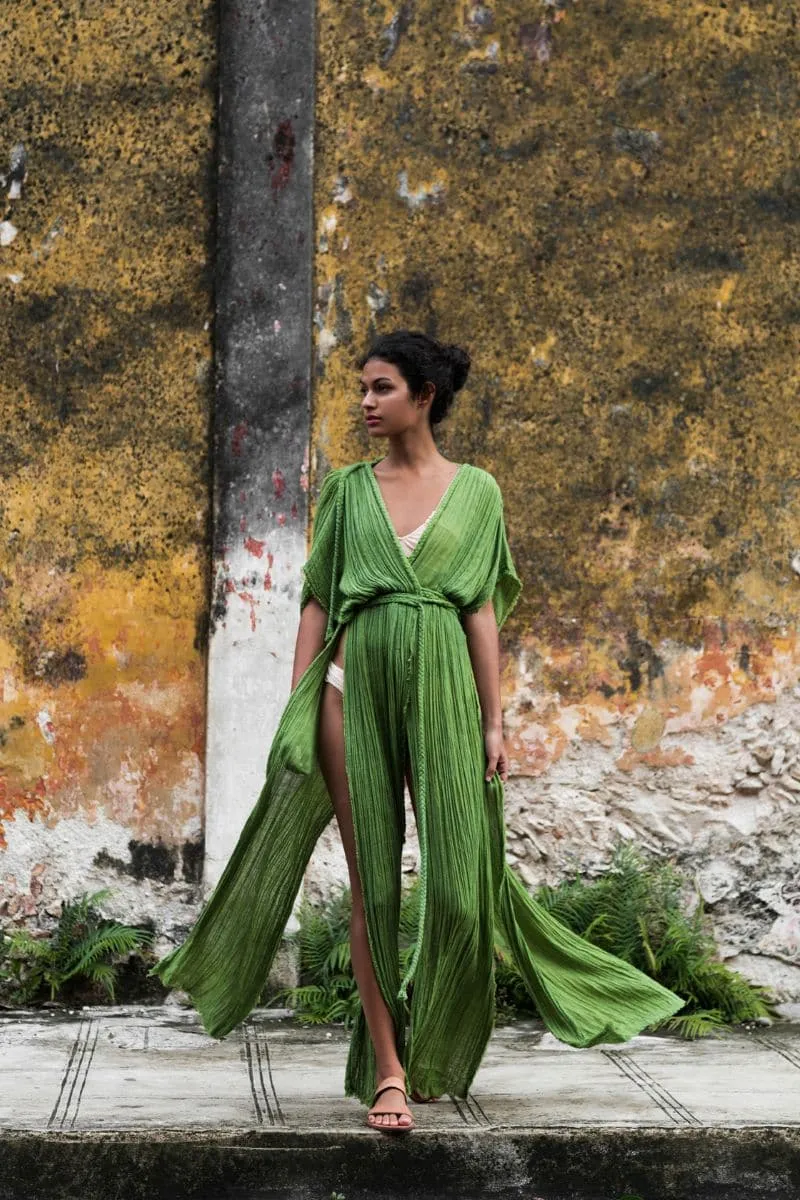 AURA DUSTER GOWN IN SELVA