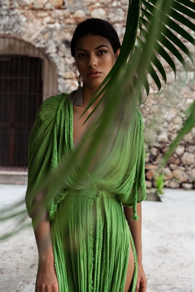 AURA DUSTER GOWN IN SELVA