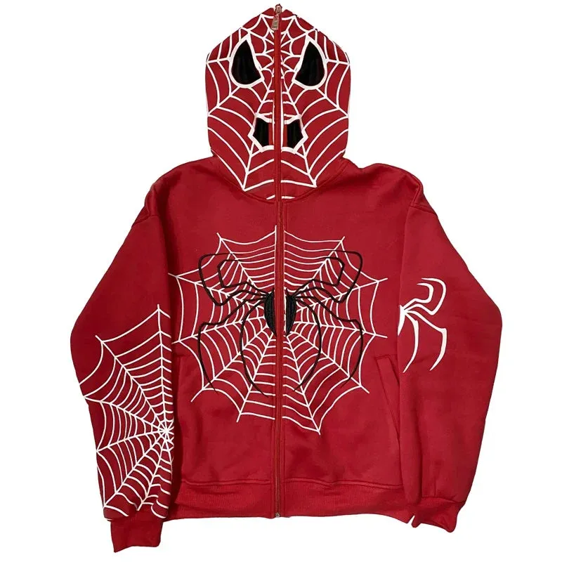 Back To School Sonicelife 2000s Retro Mall Goth Aesthetics Sweatshirt Graphic Print Full Zip Hoodie Autumn Full Sleeve Loose Jackets Coats Y2K Streetwear