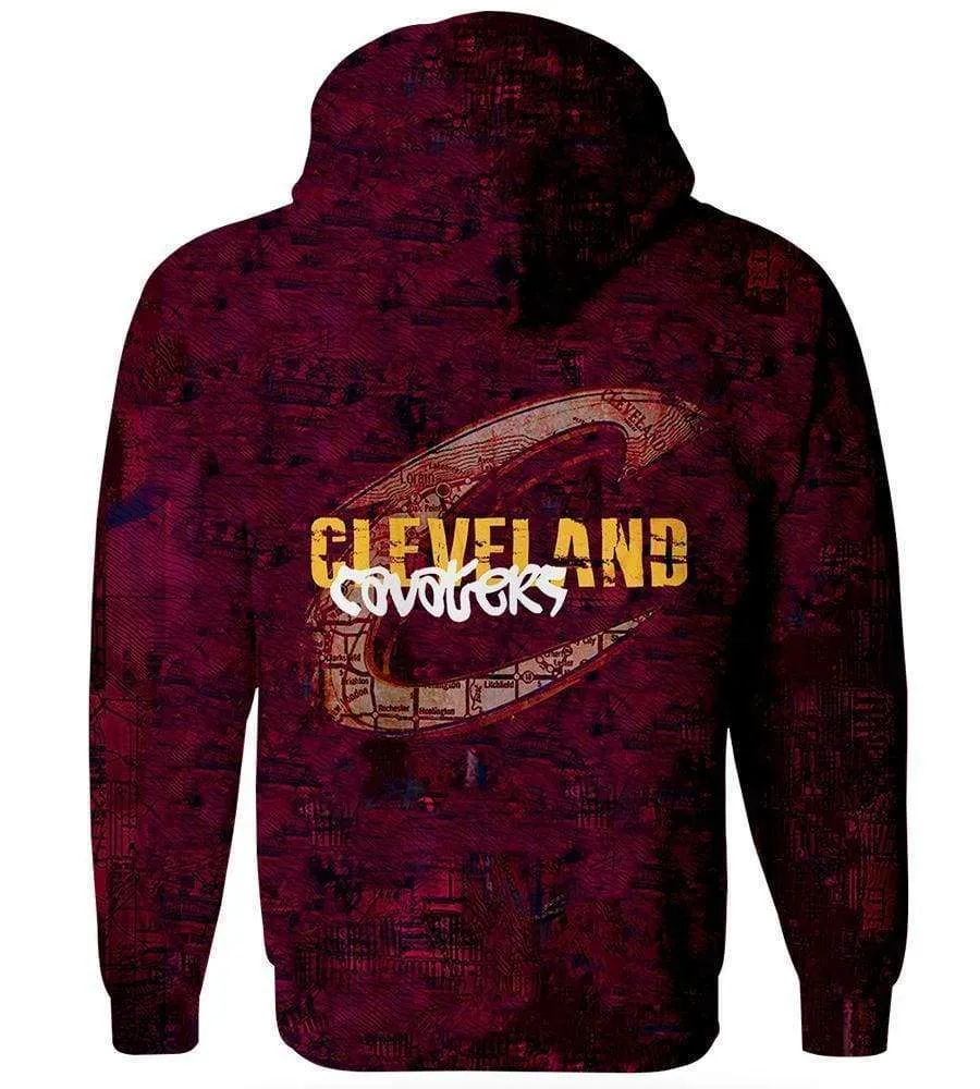 Basketball Cleveland Cavaliers Hoodies - Pullover Sport Red 3D Hoodie