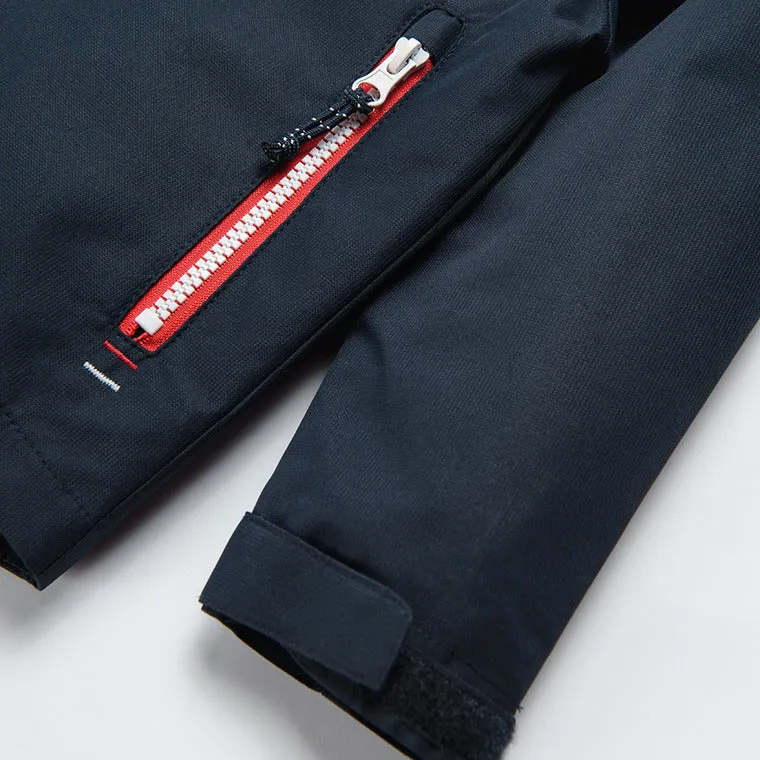 Boy's Raincoat with Hood Dark Blue Color CC COB2510216