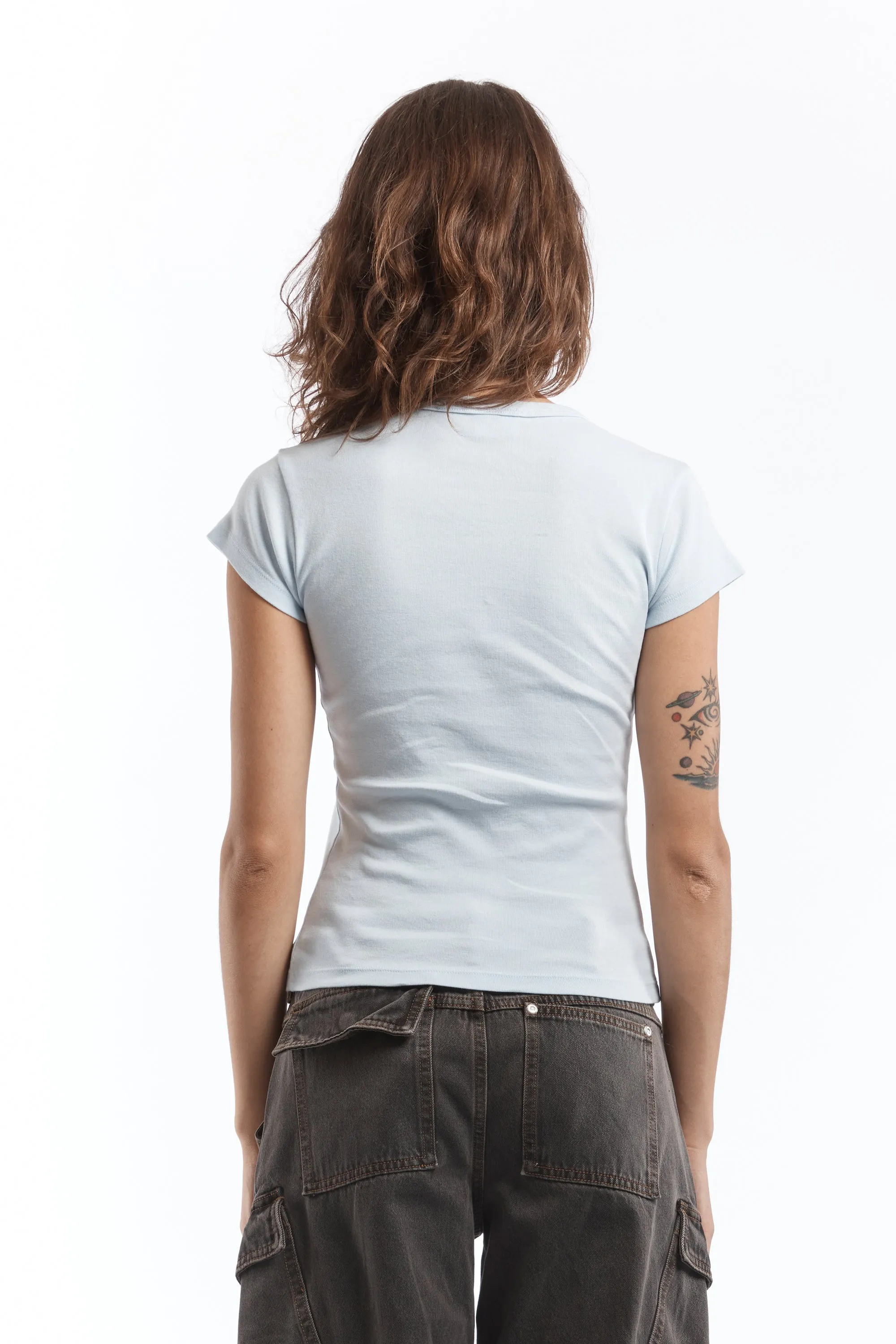 Candy Baby Tee Baby Blue