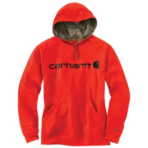 Carhartt Men's Energetic Orange Force Extremes Signature Graphic Hooded Sweatshirt