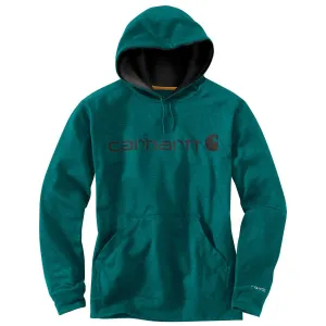 Carhartt Men's Everglade Heather Force Extremes Signature Graphic Hooded Sweatshirt