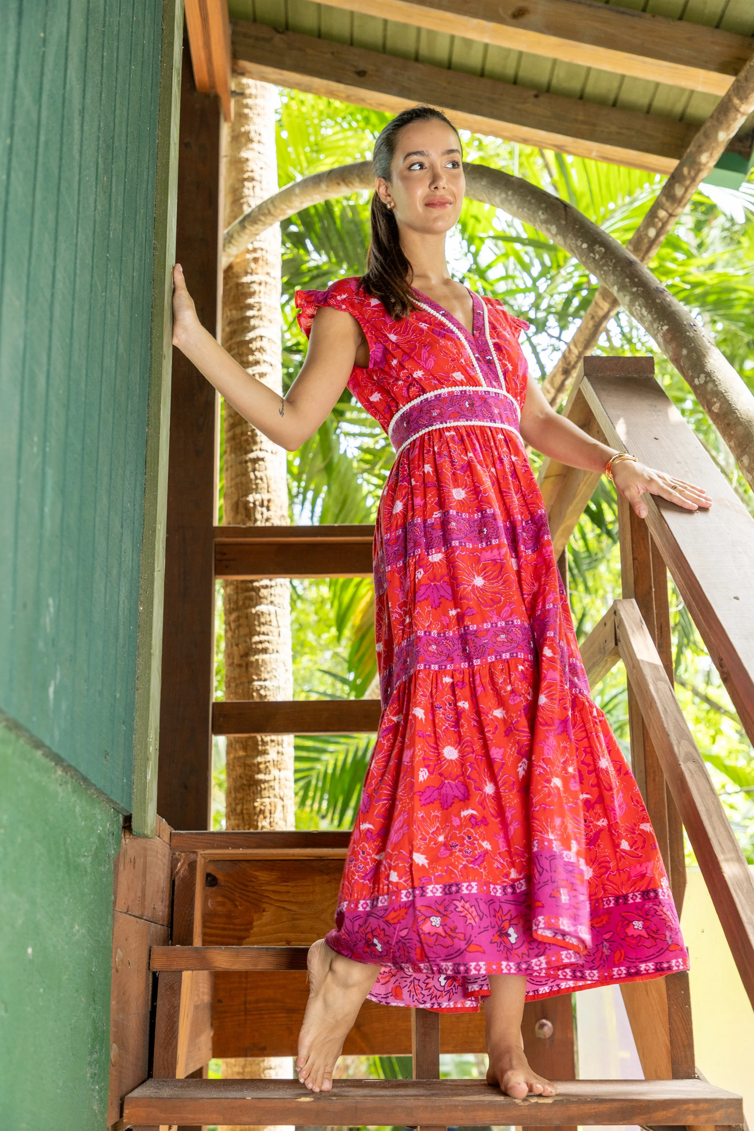 Celine Dress. Very Berry.