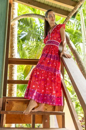 Celine Dress. Very Berry.