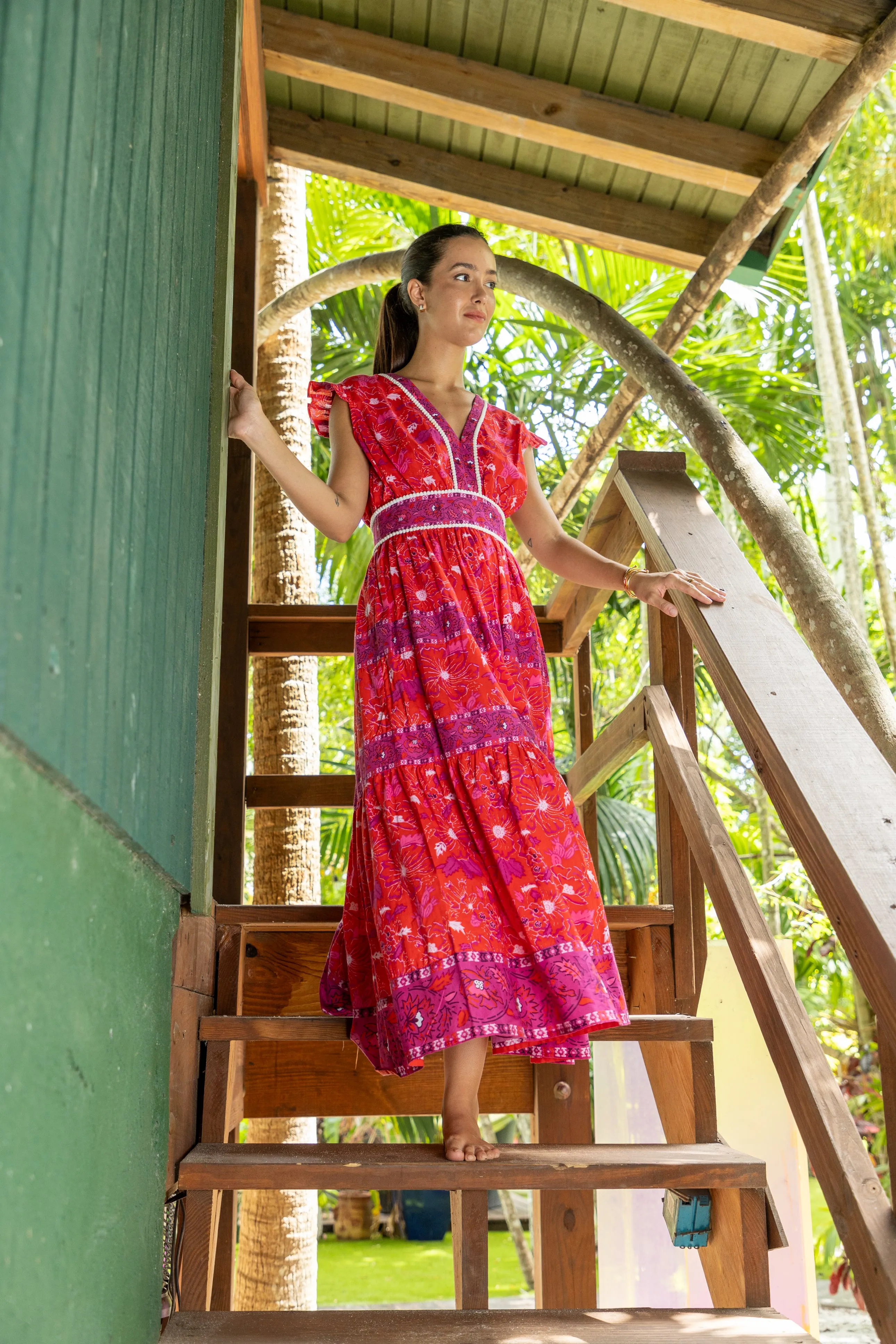 Celine Dress. Very Berry.