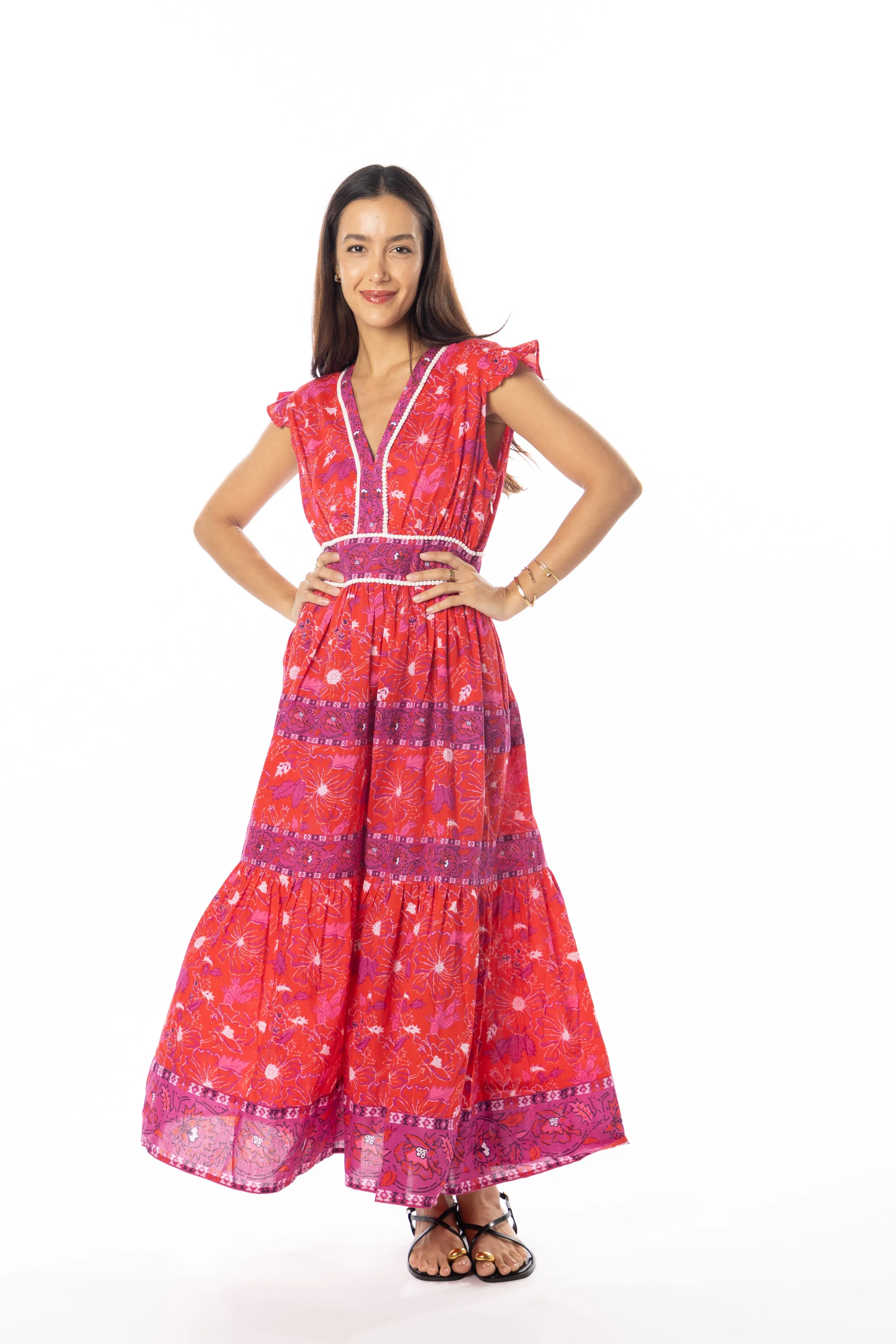 Celine Dress. Very Berry.