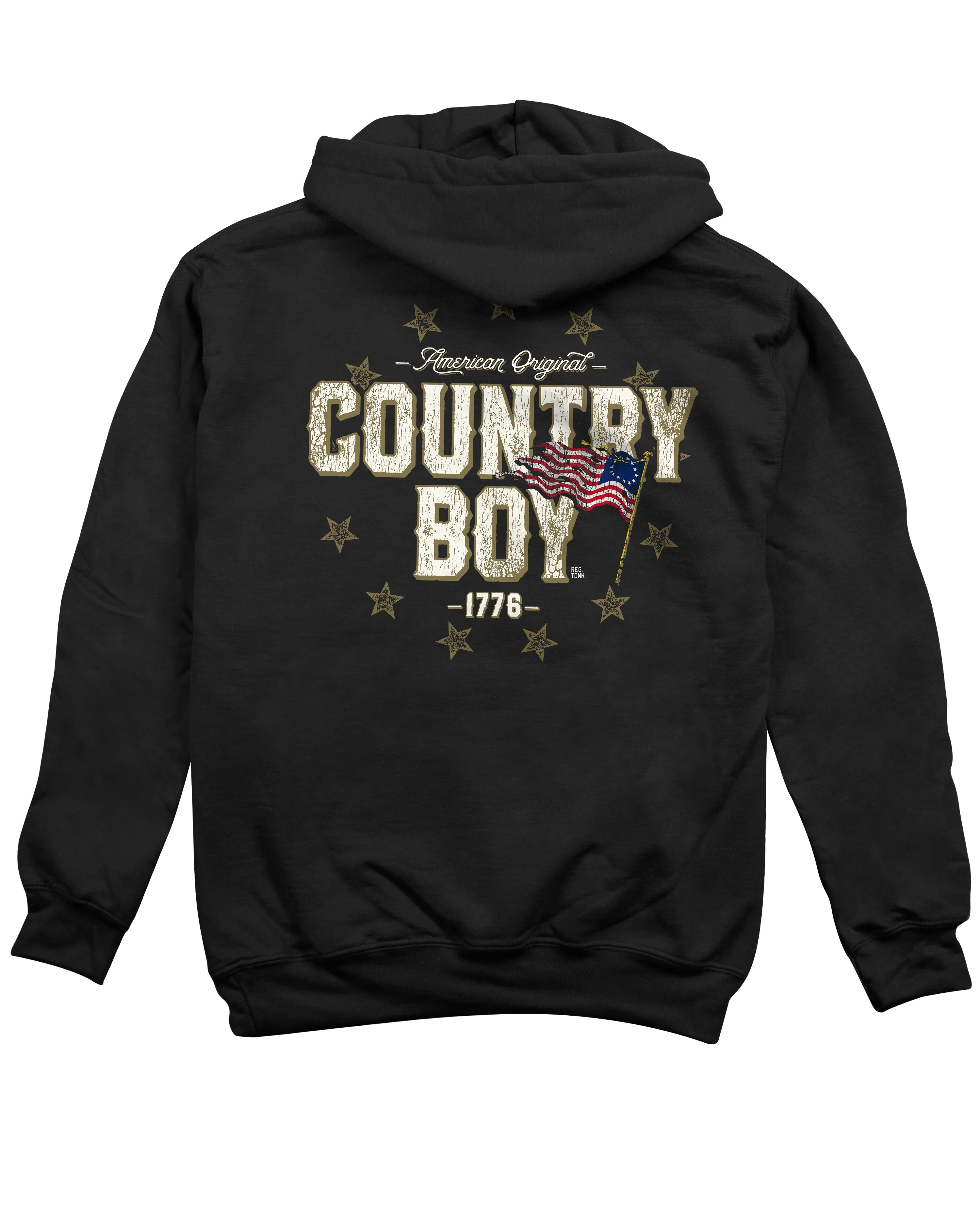 Country Boy® Men's Hoodie CB Circle Flag