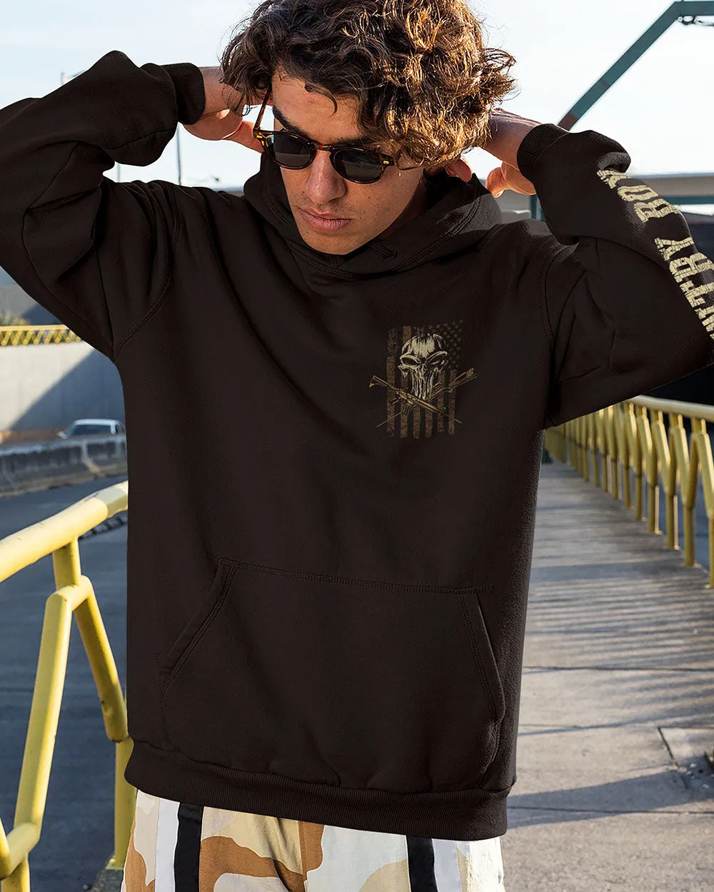 Country Boy® Men's Hoodie CB Locked & Loaded Skull