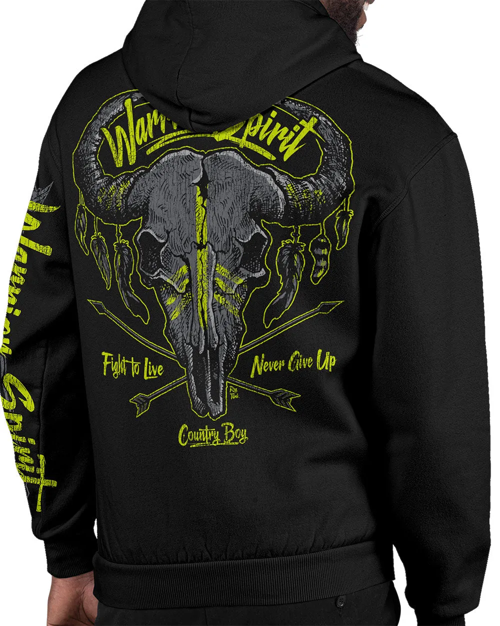 Country Boy® Men's Warrior Spirit Steer Hoodie