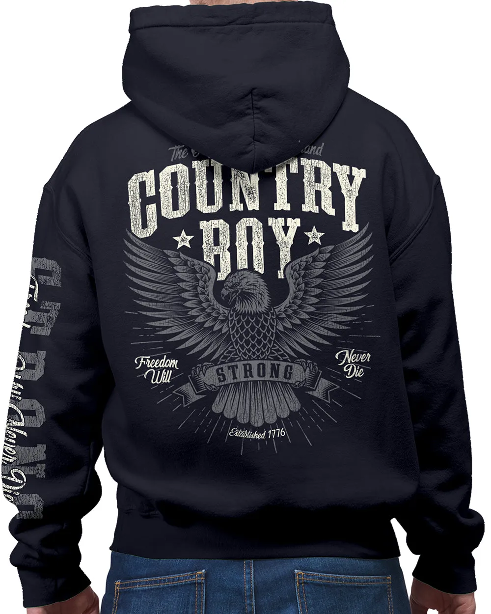 Country Boy® Strong Eagle Men's Hoodie