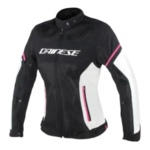 DAINESE AIR FRAME D1 LADY BLACK/VAPOURS GREY/FUXIA WOMENS TEXTILE JACKET