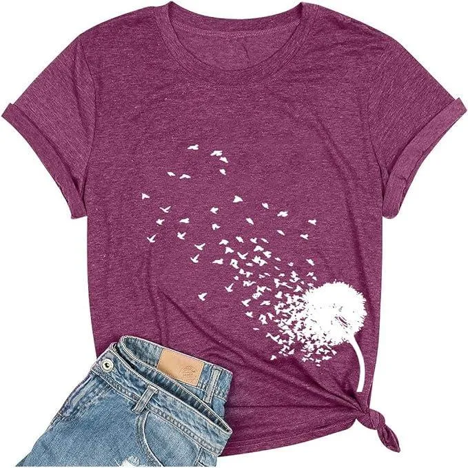 Dandelion Graphic T-shirts