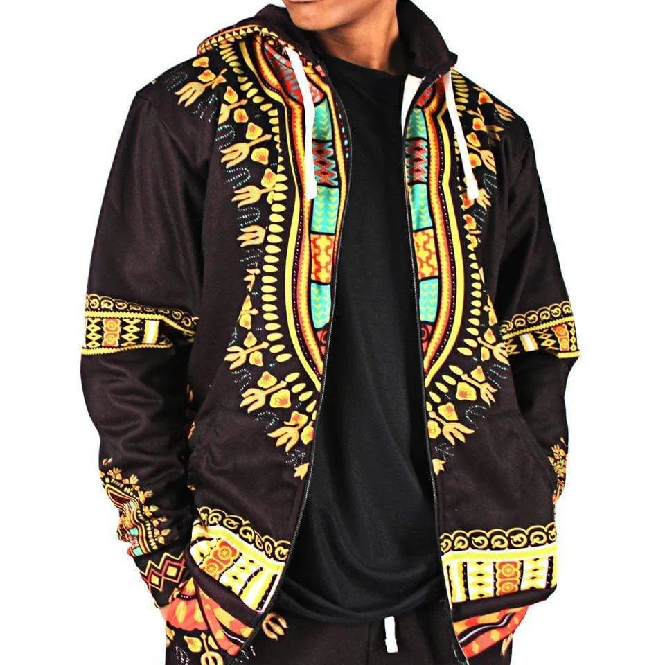 Dashiki Zip Hoodie