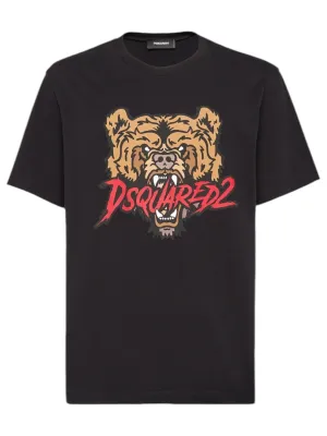 Dsquared2 S74Gd1316 Regular Fit Tee Black