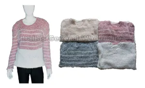 Duo Color Striped Sweater Wholesale