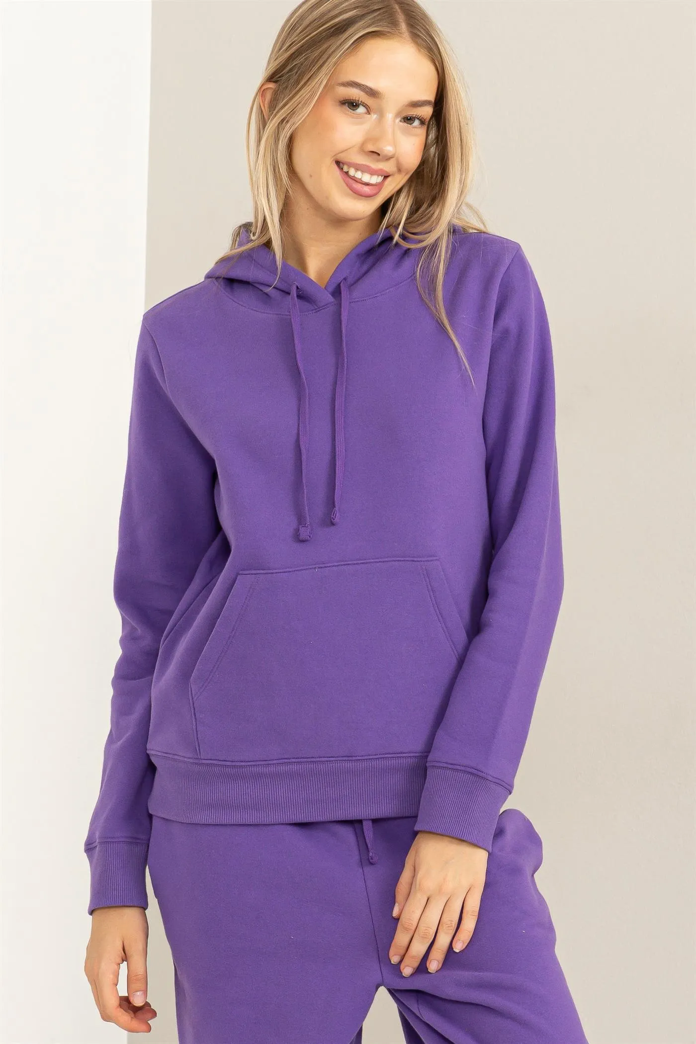 DZ24A320-Long Sleeve Pullover Hoodie