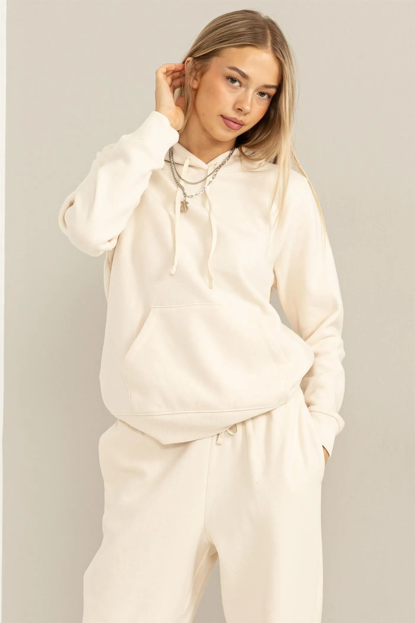 DZ24A320-Long Sleeve Pullover Hoodie