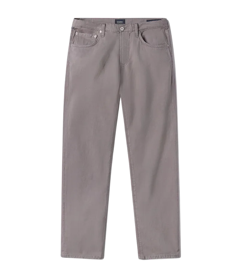 Elijah Stretch Linen in Slate Grey