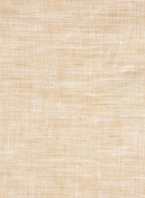 European Light Brown Linen Shirt