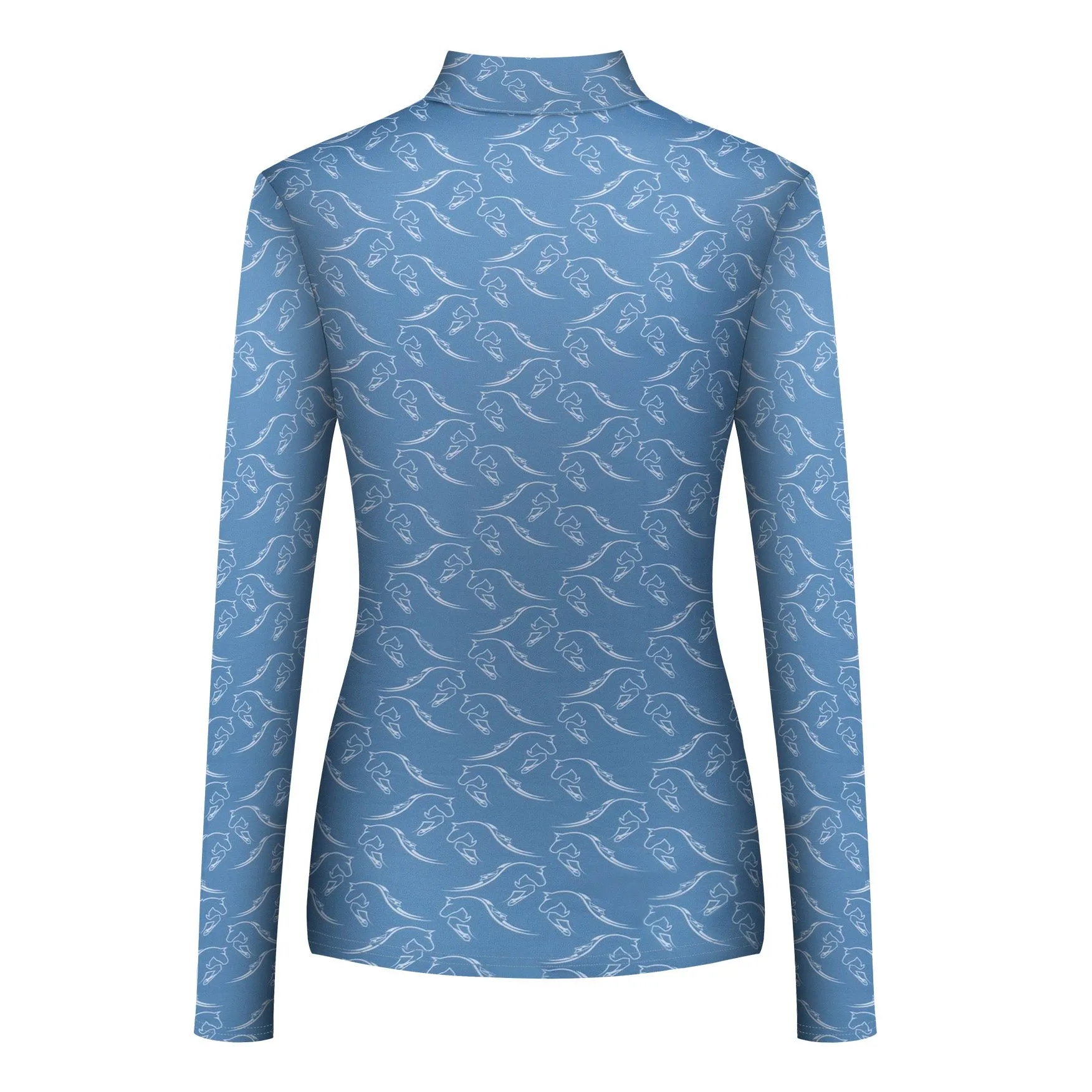 Fair Play Ladies Half Turtleneck ROIS, Pastel Blue