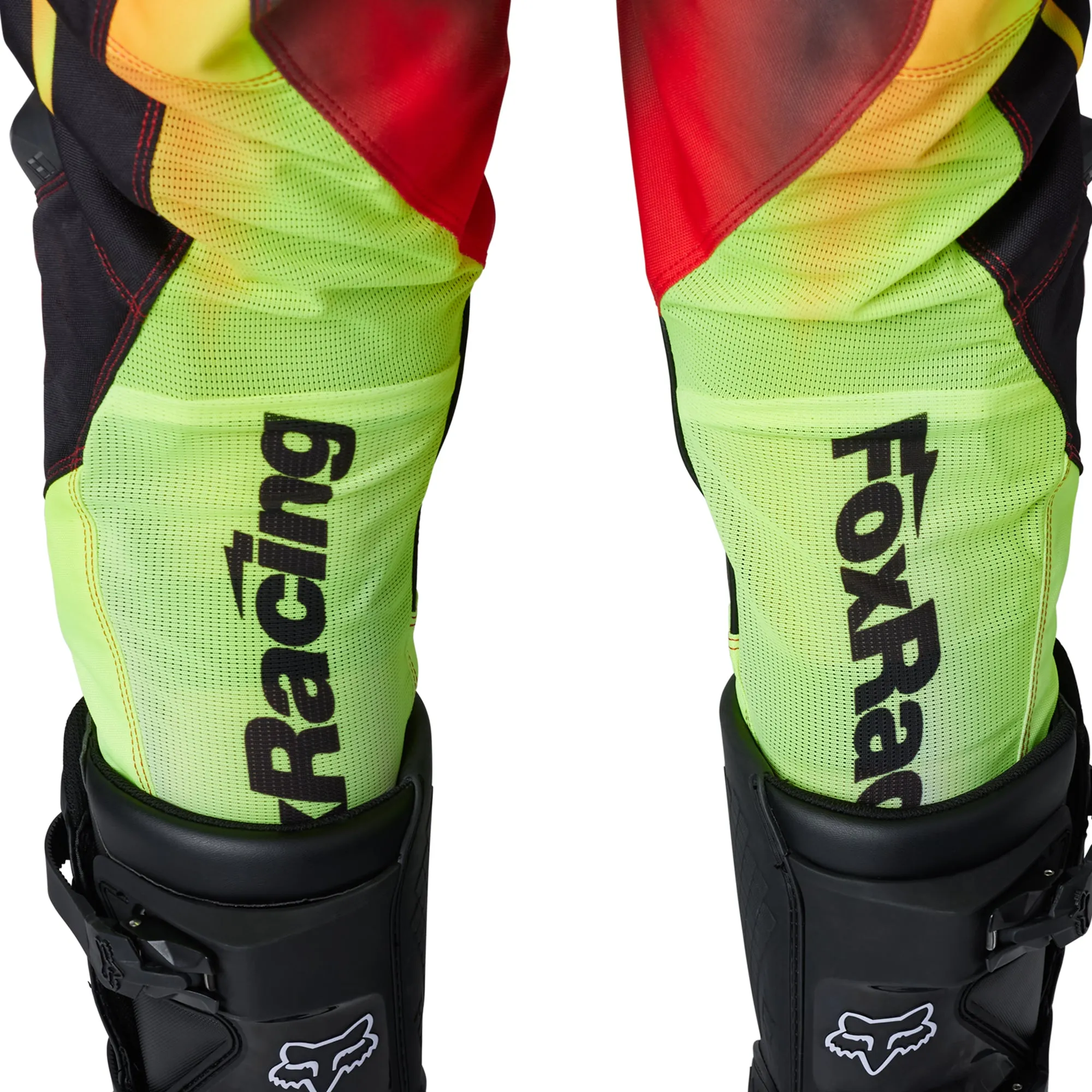 Fox Racing 180 Youth Statk Offroad Pants Flo Red