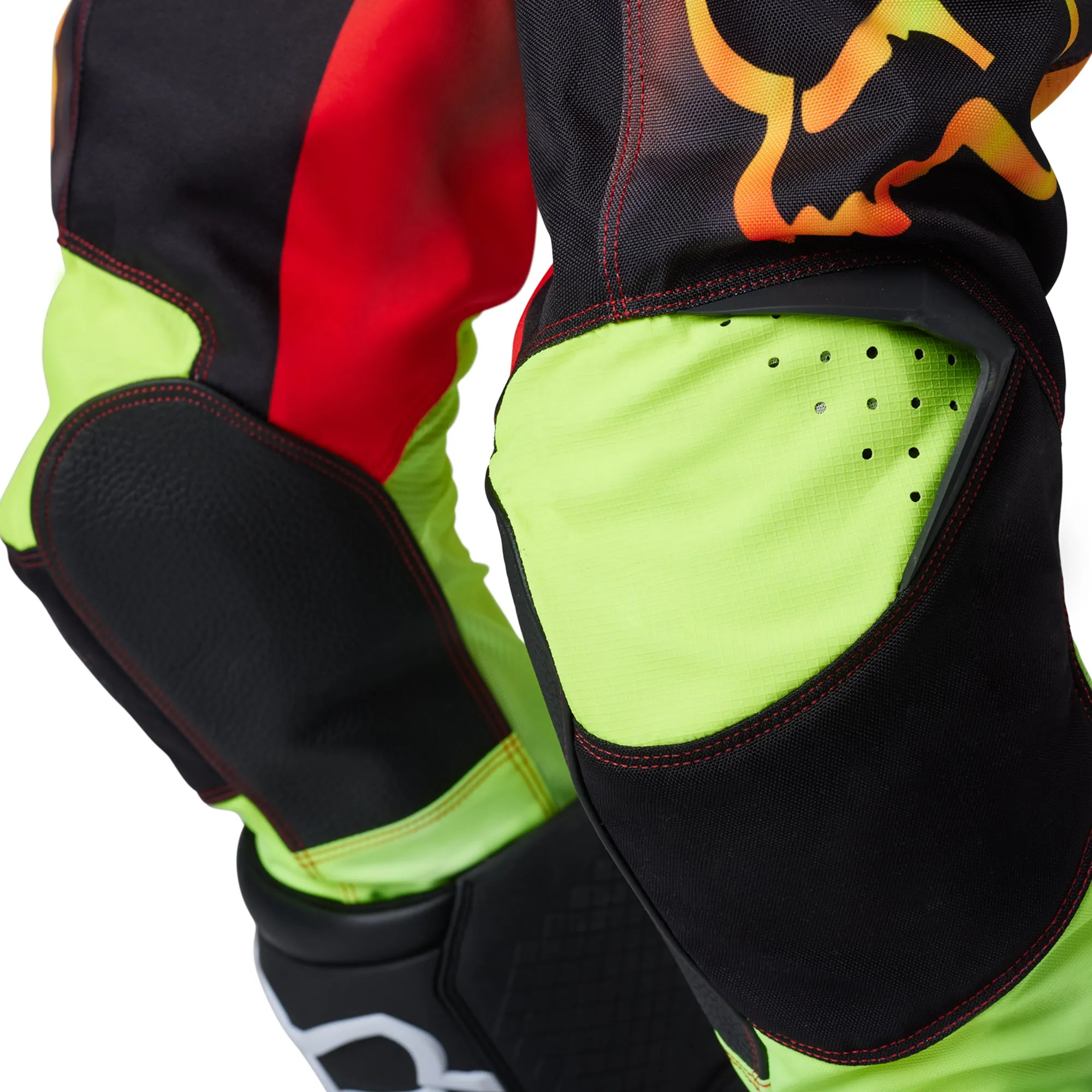 Fox Racing 180 Youth Statk Offroad Pants Flo Red