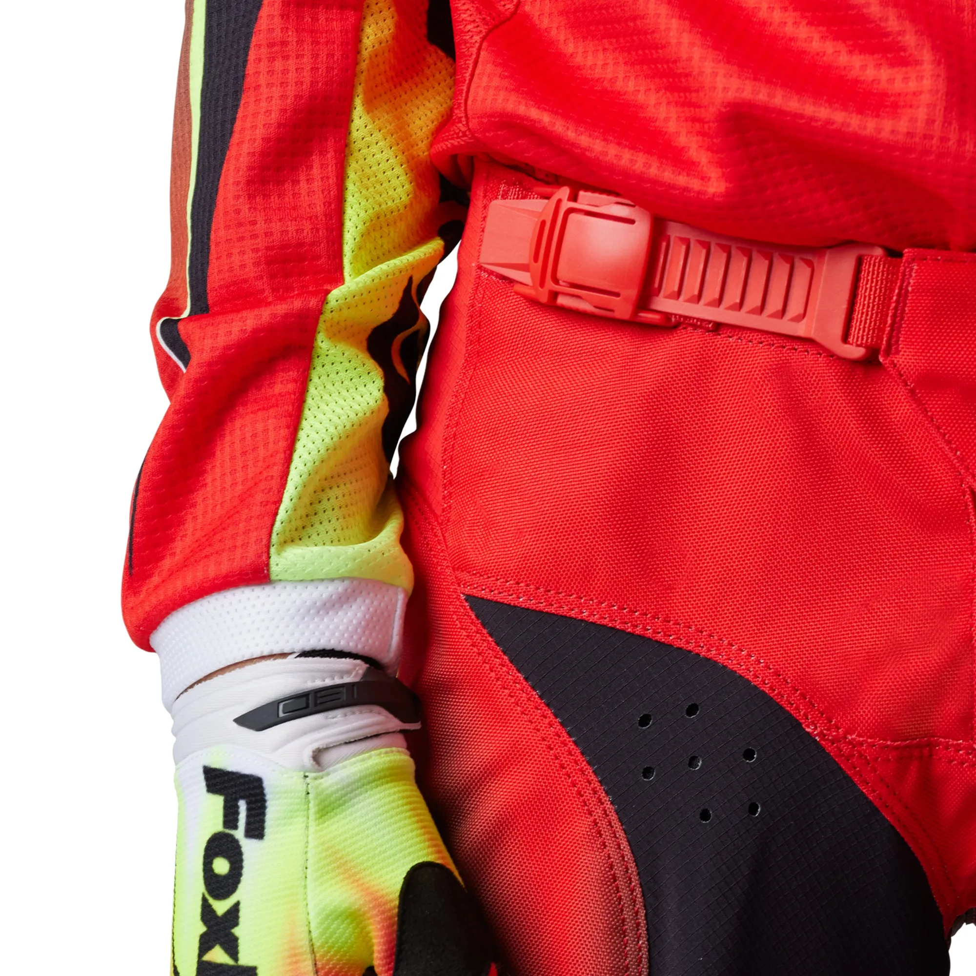Fox Racing 180 Youth Statk Offroad Pants Flo Red