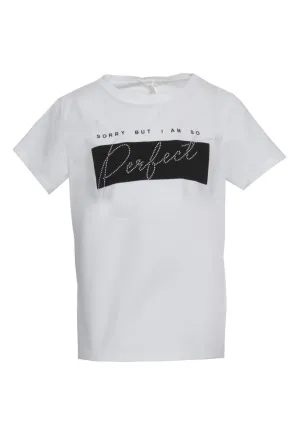 Fun Fun Off white ‘Perfect’ T shirt