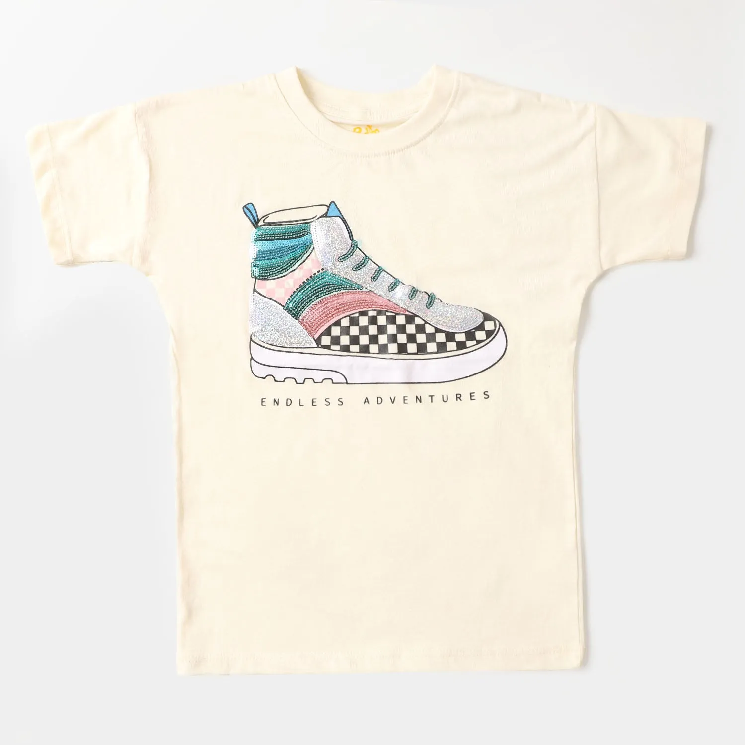 Girls Cotton T-Shirt Endless Adventures - After Glow