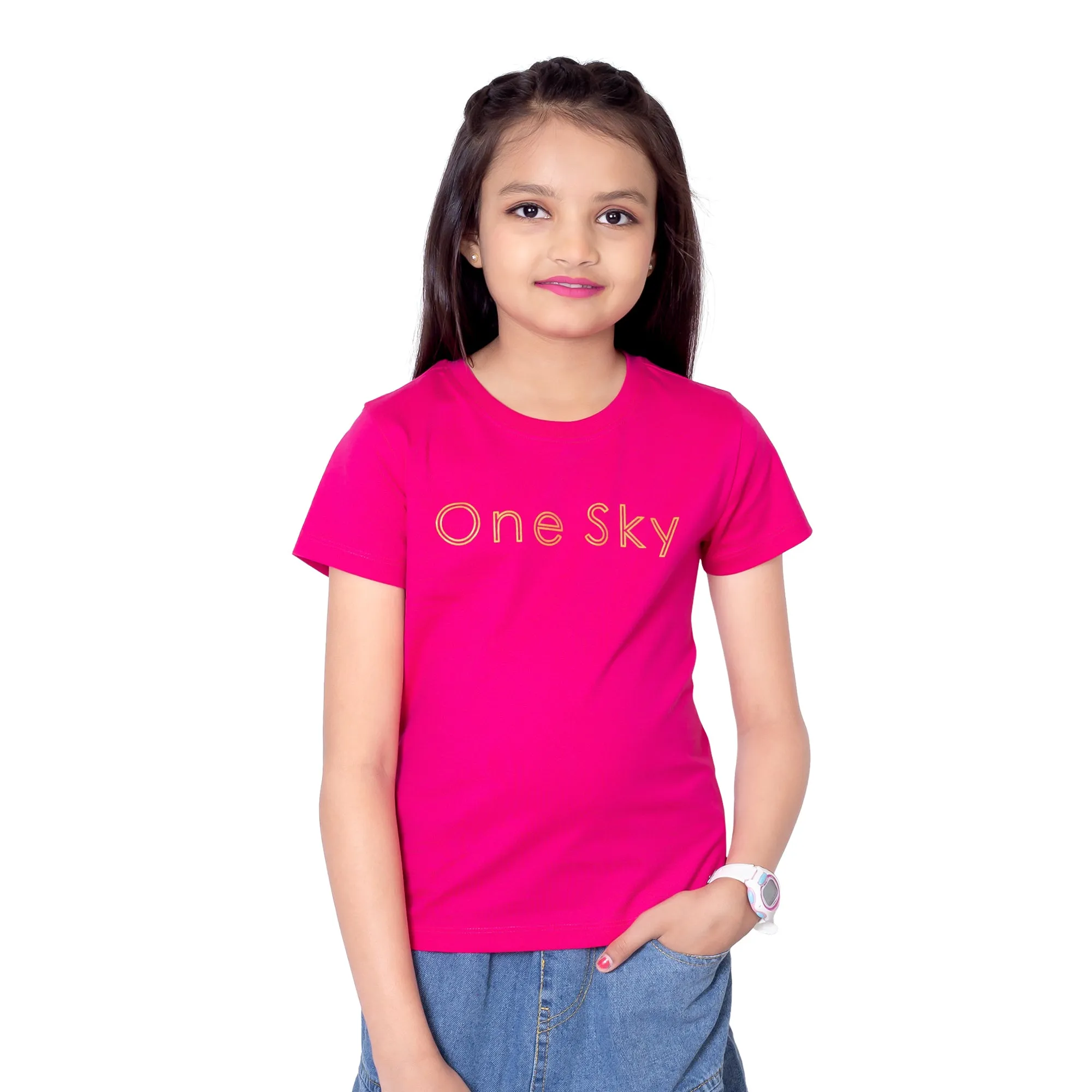 Girls Fuchsia T-Shirt