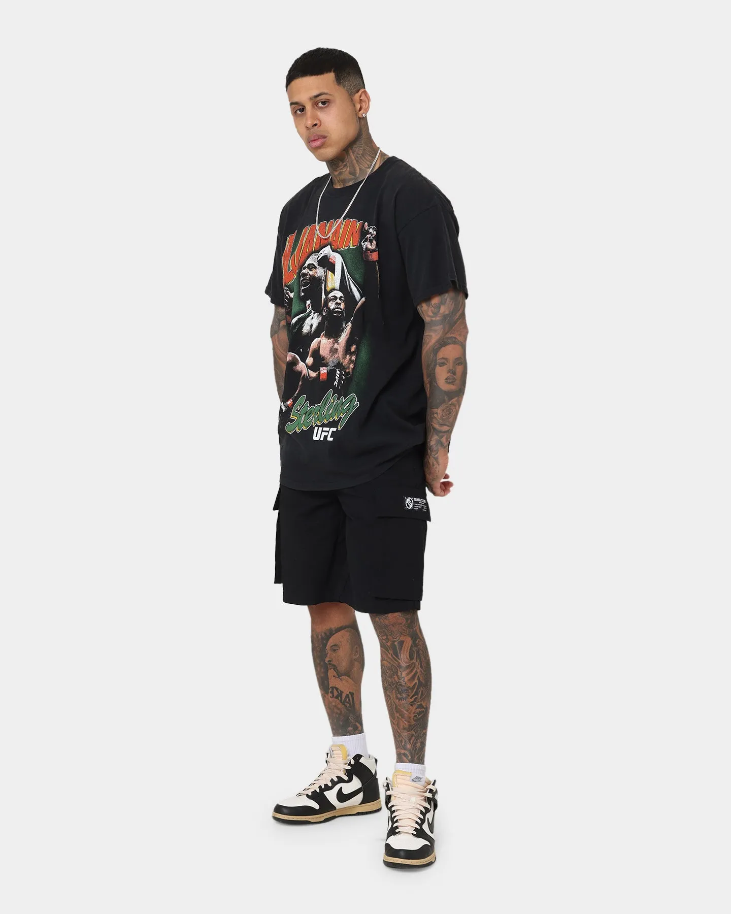 Goat Crew X UFC Aljamain Sterling Vintage T-Shirt Black Wash