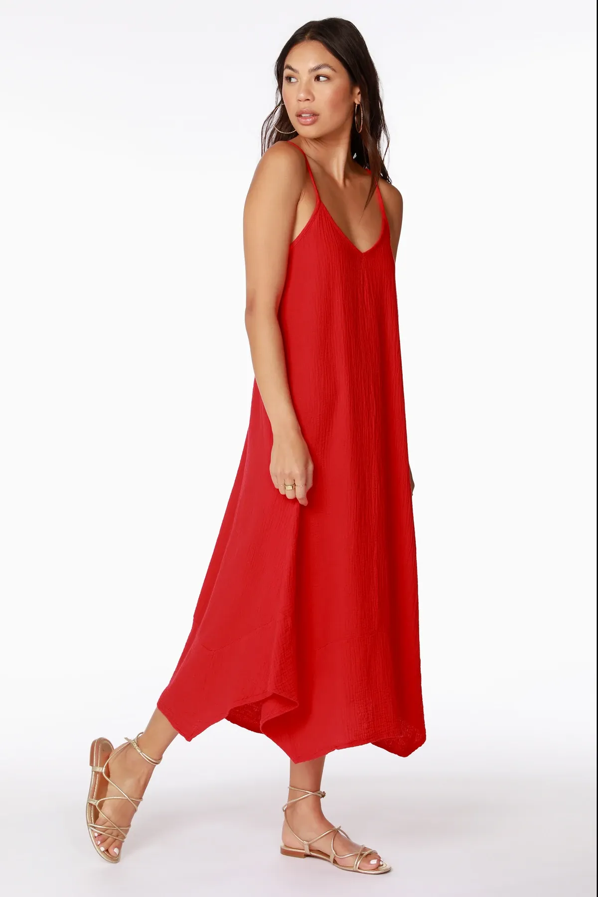 Handkerchief Maxi Dress
