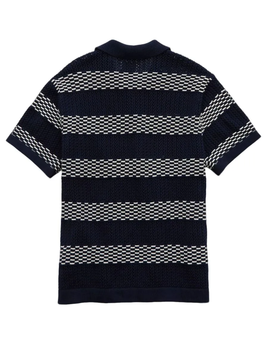 Hollow Out Striped Summer Top
