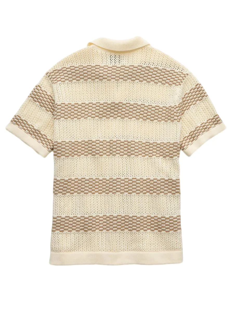 Hollow Out Striped Summer Top