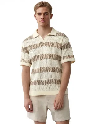 Hollow Out Striped Summer Top