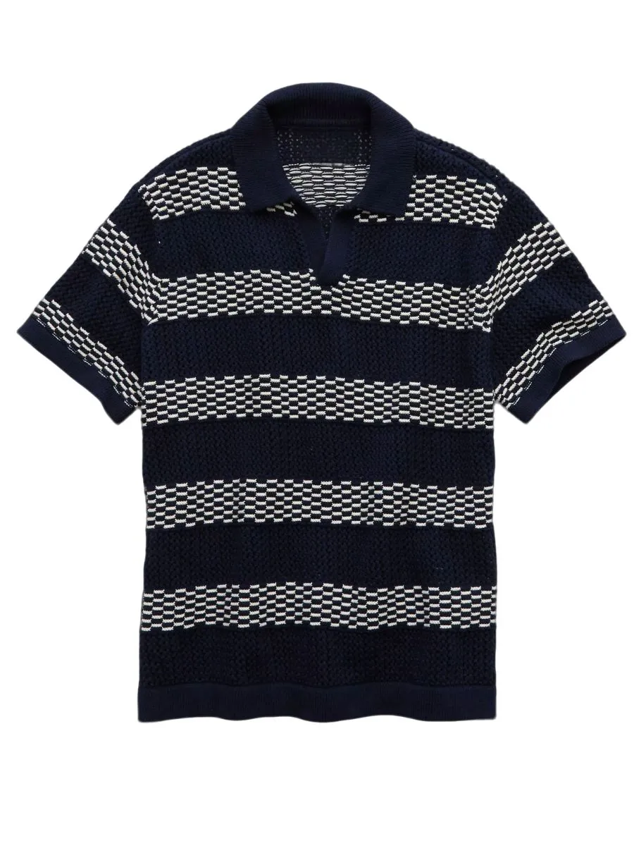 Hollow Out Striped Summer Top