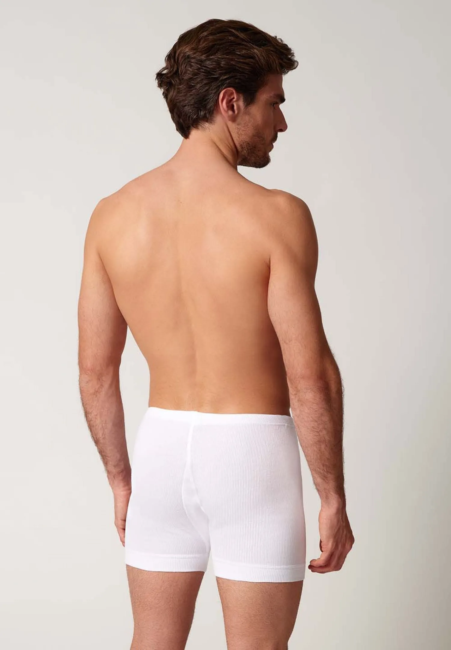 HUBER hautnah - Cotton Double Rib - Pants With Fly 2 Pack