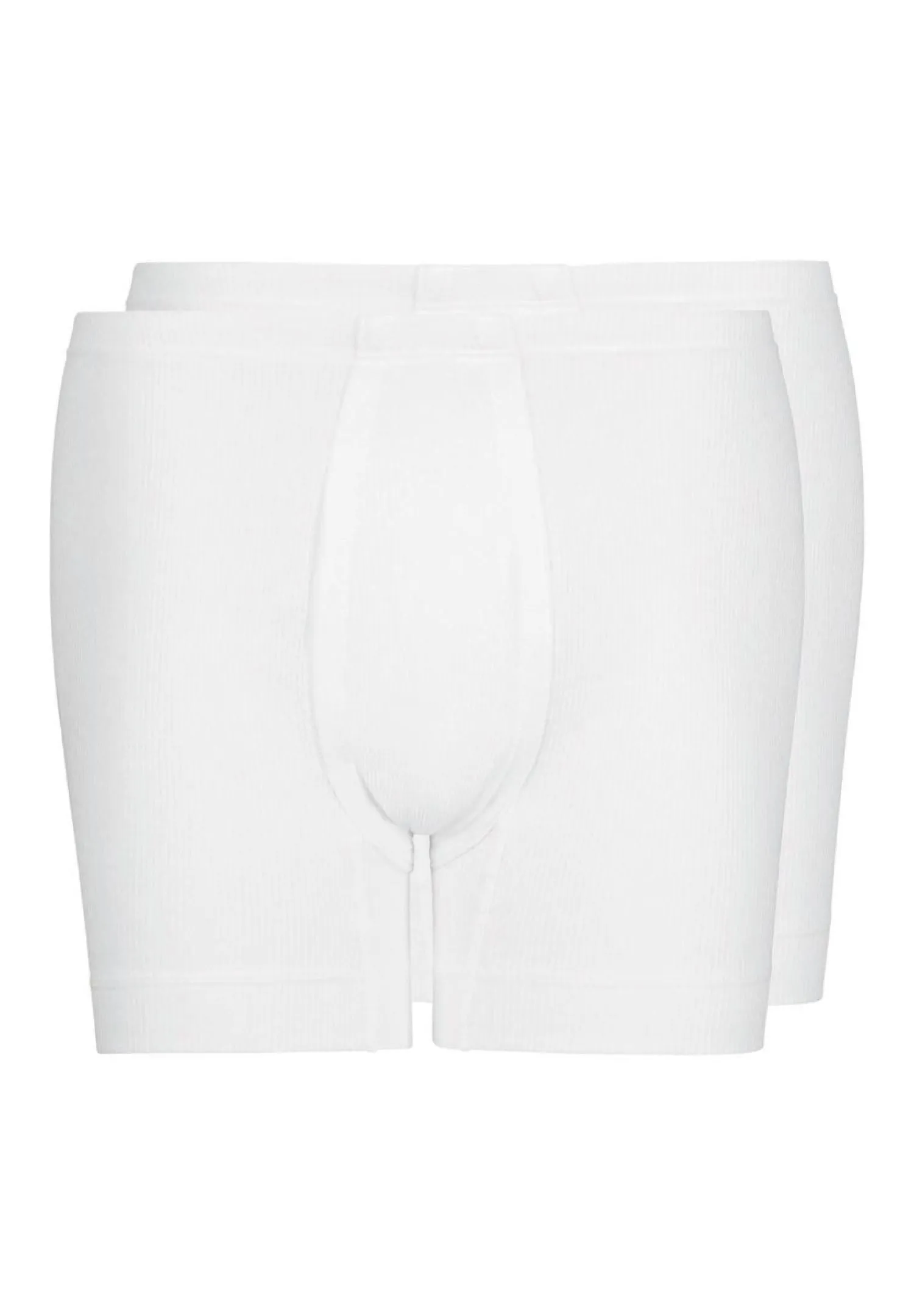 HUBER hautnah - Cotton Double Rib - Pants With Fly 2 Pack