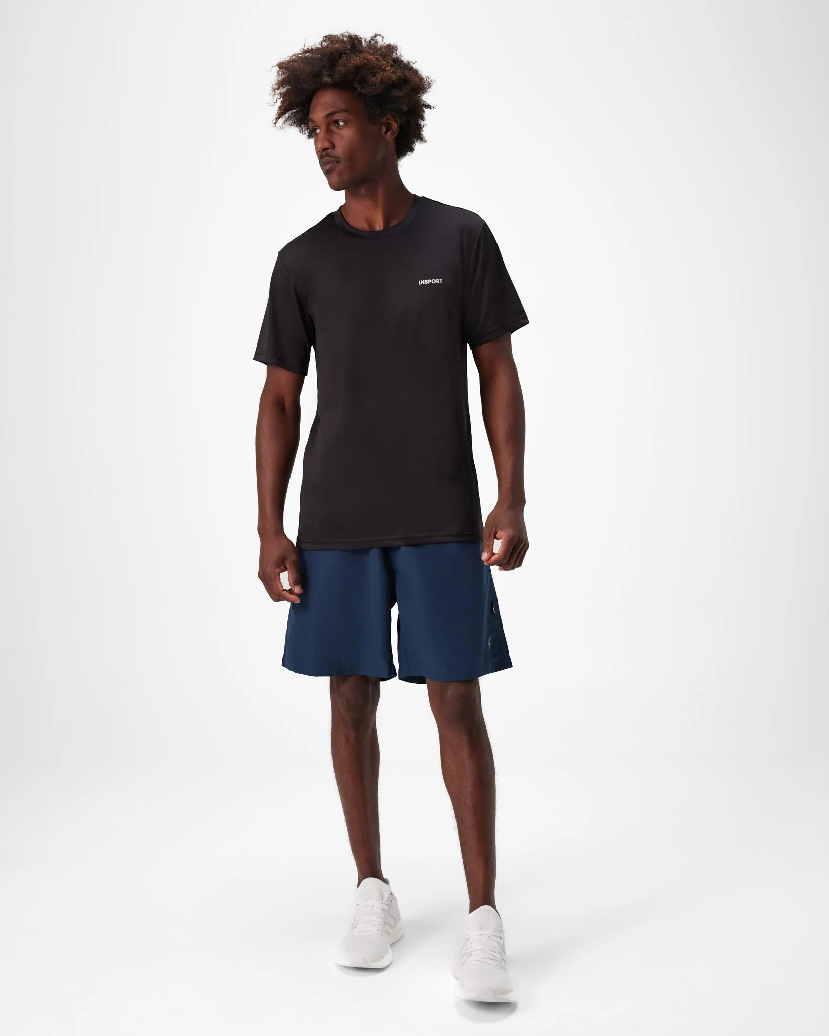 INSPORT MEN'S MIAMI NAVY RUNNING SHORTS
