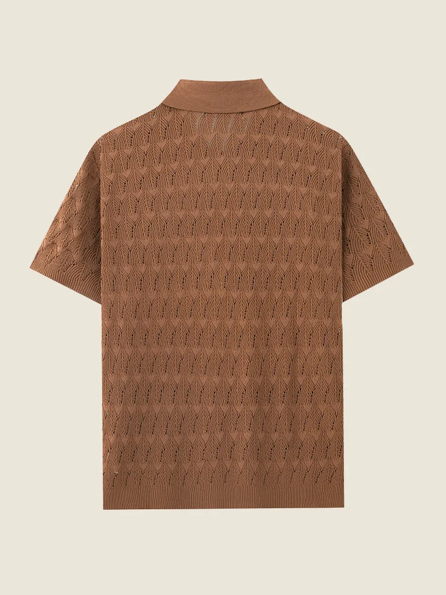 Knit Hollow Out Cardigan Top